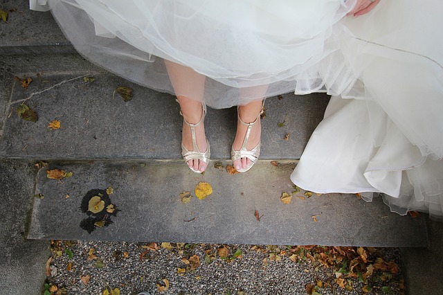 Beautiful wedding dress